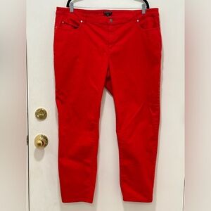 Eileen Fisher Red pants. Size 18